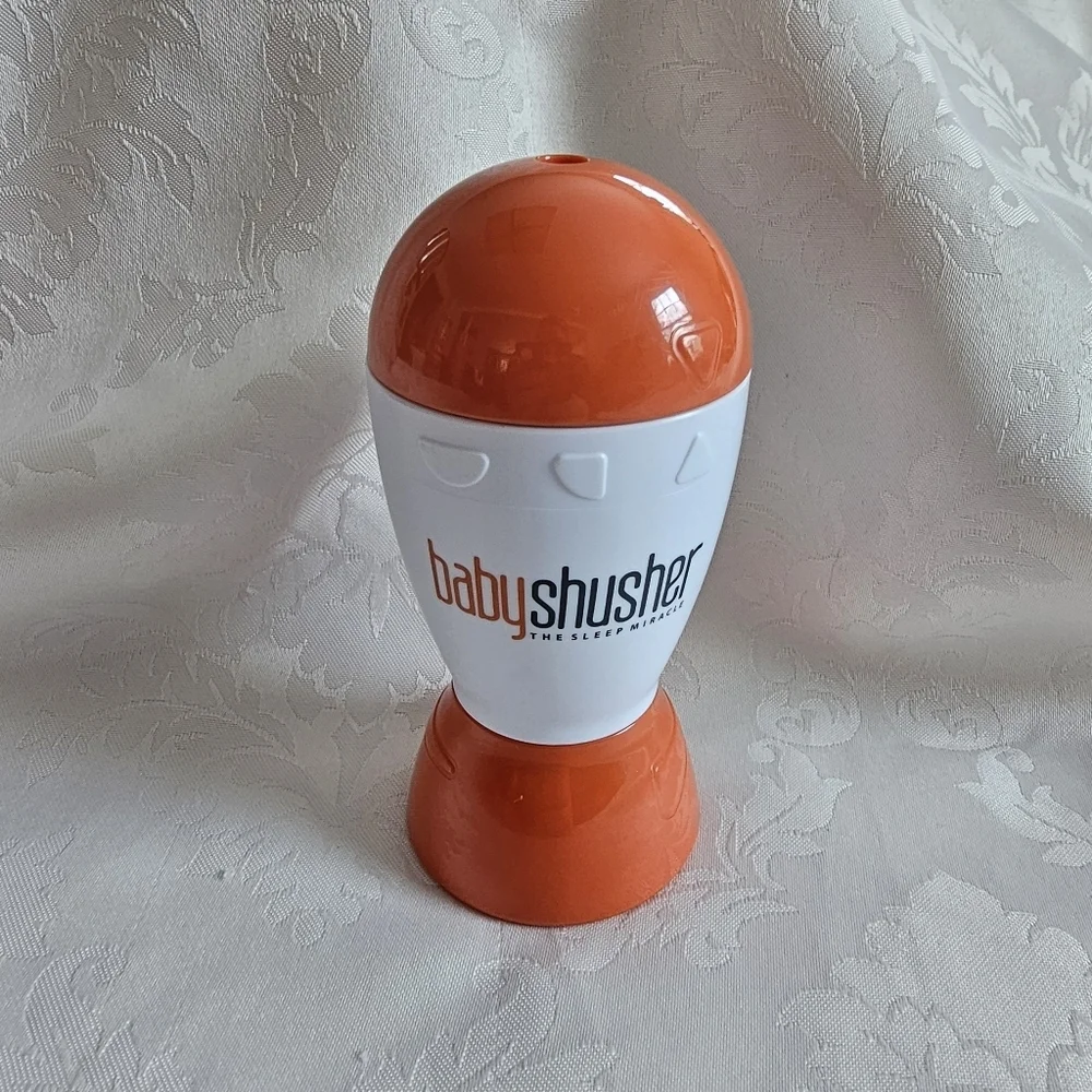 Baby Shusher Portable Sound Machine, Orange/White, Sleep Miracle, OS